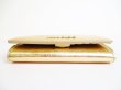 Photo5: Jimmy Choo Gold Patent Leather Bifold Wallet Purse #7334