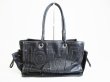 Photo2: LOEWE Black Leather Tote Bag Shoppers Bag Shoulder bag Purse #7344