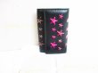 Photo1: Jimmy Choo Multicolor Stars Grainy Leather 6 Pics Key Case #7351