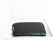 Photo11: Jimmy Choo Black Embossed Stars Leather Zip Around Wallet Purse #7355