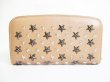 Photo2: Jimmy Choo Metal Stars Ballet Pink Leather Zip Around Wallet Purse #7373