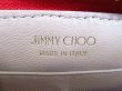 Photo10: Jimmy Choo Red Rubber Stars Light Pink Canvas Zip Around Wallet Purse #7402