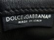 Photo10: DOLCE&GABBANA Black Leather Bifold Bill Wallet Purse #7404