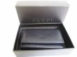 Photo12: GUCCI Black Leather 6 Pics Key Cases #7421