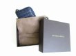 Photo12: BOTTEGA VENETA Intrecciato Navy Blue Leather Round Zip Coin Purse #7451