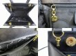 Photo8: Salvatore Ferragamo Vara Black Leather Hand Bag 2Way Bag w/Strap #7453