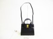 Photo9: Salvatore Ferragamo Vara Black Leather Hand Bag 2Way Bag w/Strap #7453