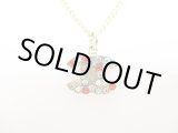 Photo: CHANEL CC Logo Multicolor Rhinestone Gold Chain Necklace #7472