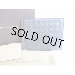 Photo: BOTTEGA VENETA Intrecciato Gray Leather Bifold Bill Wallet Purse #7476