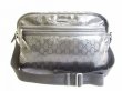 Photo1: GUCCI GG Imprimee Black PVC Messenger Bag Crossbody Bag Purse #7494