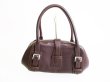 Photo2: LOEWE Brown Calf Leather Hand Bag Shopping Bag Purse #7506