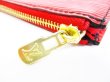 Photo9: LOUIS VUITTON Epi Red Leather Clutch Bag Document Case Purse #7518