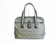 Photo1: LOUIS VUITTON Monogram Mini Black Canvas Tote Bag Purse Cabas Mary Kate #7527