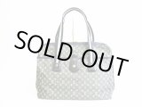 Photo: LOUIS VUITTON Monogram Mini Black Canvas Tote Bag Purse Cabas Mary Kate #7527