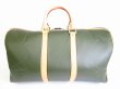 Photo2: HUNTING WORLD Nylon Leather Duffle Gym Bag Boston Bag Travel Bag #7581