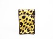 Photo2: DOLCE&GABBANA Animal Print Multicolor Velour Cigarette Case #7584