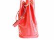 Photo4: LOUIS VUITTON Epi Red Leather Shoulder Bag Purse Noe #7597