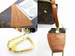 Photo9: LOUIS VUITTON Monogram Brown Leather Label Collection Coin Purse Cles #7602