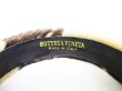 Photo10: BOTTEGA BENETA Brown & Beige Fur Black Leather Bracelet Bangle #7613