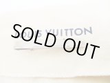 Photo: LOUIS VUITTON Silver Steel LV Motif Necktie Pin #7644