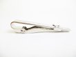 Photo2: LOUIS VUITTON Silver Steel LV Motif Necktie Pin #7644