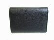 Photo2: BVLGARI Logo Clip Black Leather Business Card Case #7671