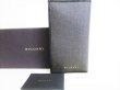 Photo1: BVLGARI Weekend Gray PVC Canvas Leather Bifold Long Wallet Purse #7687