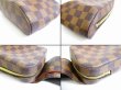 Photo7: LOUIS VUITTON Damier Brown Leather Waist Packs Belt Bag Geronimos #7689