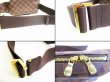 Photo8: LOUIS VUITTON Damier Brown Leather Waist Packs Belt Bag Geronimos #7689