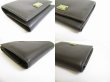 Photo7: DOLCE&GABBANA Dark Brown Leather Trifold Wallet Purse #7691