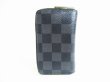 Photo2: LOUIS VUITTON Damier Graphite Leather Zippey Coin Purse #7704