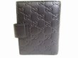 Photo2: GUCCI GUCCISSIMA GG Black Leather Document Holders Agenda #7721