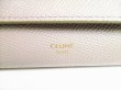 Photo10: CELINE Gray Leather Large Flap Wallet Bifold Long Wallet #7734