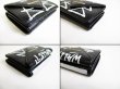 Photo7: BALENCIAGA Graffiti Black Leather Trifold Mini Wallet Purse #7741