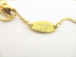 Photo11: LOUIS VUITTON Gold Platd Essential V Bracelet Small Size #7746