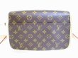 Photo2: LOUIS VUITTON Monogram Brown Leather Crossbody Bag Purse Sologne #7749