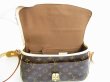 Photo8: LOUIS VUITTON Monogram Brown Leather Crossbody Bag Purse Sologne #7749