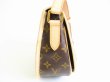 Photo3: LOUIS VUITTON Monogram Brown Leather Crossbody Bag Menil Montan PM #7750