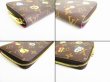 Photo7: LOUIS VUITTON Monogram Love Lock Leather Round Zip Zippy Wallet #7763