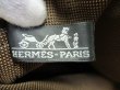 Photo10: HERMES Brown Canvas Her Line Hand Bag Tot Bag MM Purse #7764