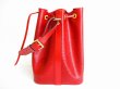 Photo4: LOUIS VUITTON Epi Red Leather Shoulder Bag Purse Petit Noe #7765