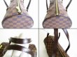 Photo7: LOUIS VUITTON Damier Brown Leather Hand Bag Purse Papillon 30 w/Pouch #7783