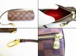 Photo9: LOUIS VUITTON Damier Brown Leather Hand Bag Purse Papillon 30 w/Pouch #7783