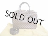 Photo: LOUIS VUITTON Damier Leather Business Bag Briefcae w/Strap Icare #7786