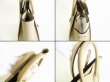 Photo7: CELINE Luggage Micro Shopper Gray Leather Tote Bag Shopper Bag #7794