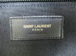 Photo10: Saint Laurent Paris YSL Palm Trees Canvas Black Leather Backpack Day pack #7809