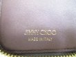 Photo10: Jimmy Choo Metal Stars Gray Leather Round Zip Key Case Card Case #7849