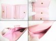 Photo8: FENDI F IS FENDI Pink Leather Bifold Long Wallet Compact Wallet #7884