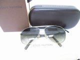 Photo: LOUIS VUITTON Metal Gray Sunglasses Eye Wear Pilot Attitude #7895