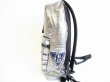 Photo4: Jimmy Choo Logo Patchwork Silver Leather Back Pack Day Pack Purse #7918